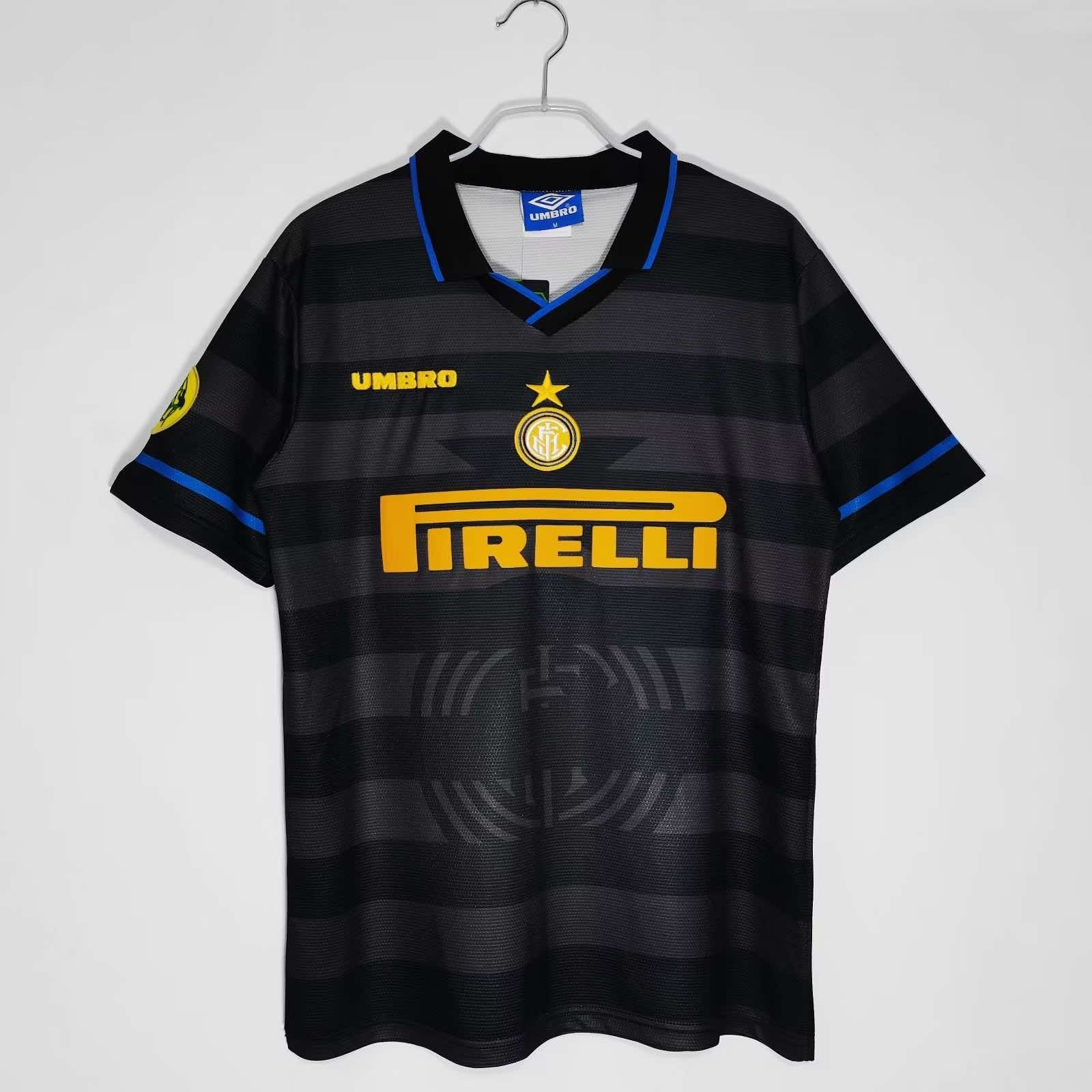 Inter Milan 1997/98 Away Jersey retro football jersey