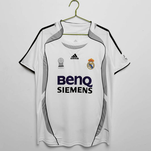 Real Madrid 200607 Home retro football jersey